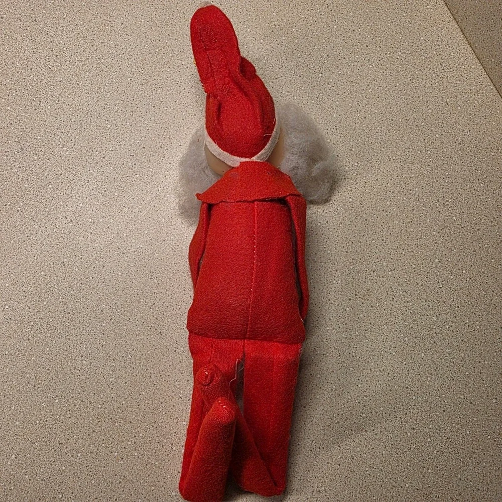 Vintage Santa Claus Knee Hugger Elf Doll 12